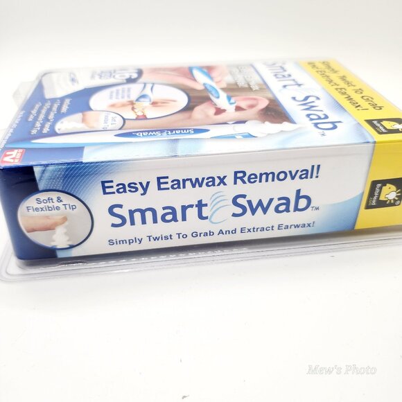 Smart Swab - Spiral Ear Cleanser - Earwax Remover Tool - 16 Replaceable Tips - Picture 3 of 3